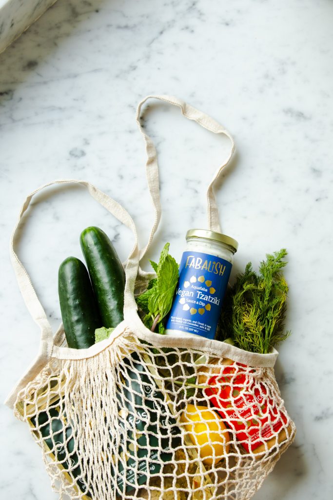 a basket with a variety of items in it